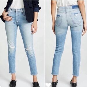 Mother Superior The Stinger Flood Slim Straight Jeans